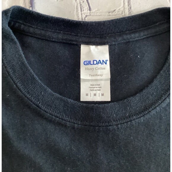 Gildan T-Shirt Men's Size M Black Lynyrd Skynyrd Last of the Street Survivors - Picture 3 of 5